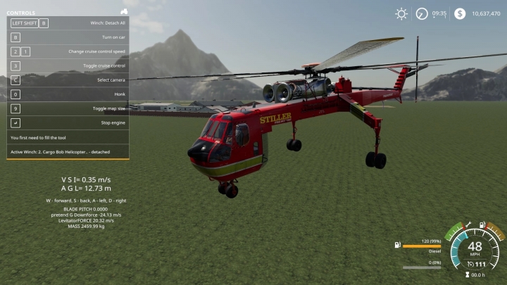 FS19 - S64 Skycrane / Stiller Fire Support V1.0.0.1