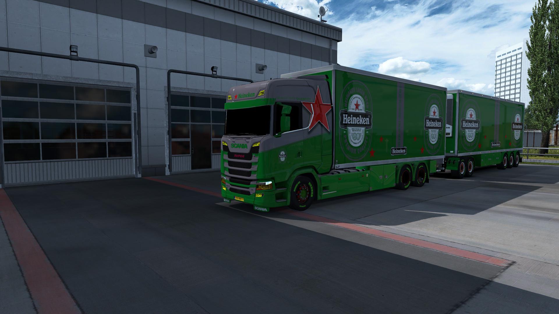 ETS2 - BDF Tandem Heineken Skins V1 (1.37.x)