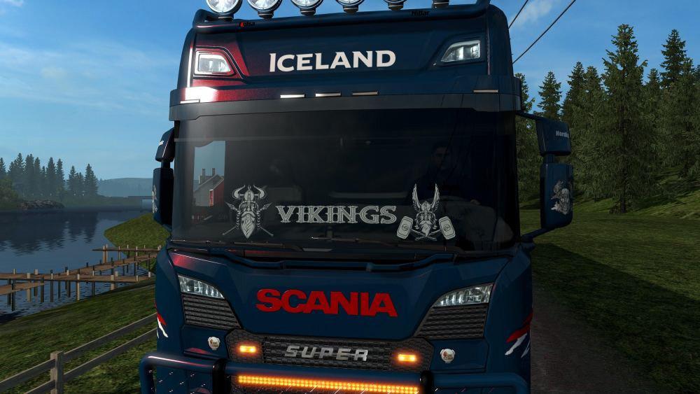 ETS2 - Vikings Sticker Bottom Style V1.1 (1.39.x)