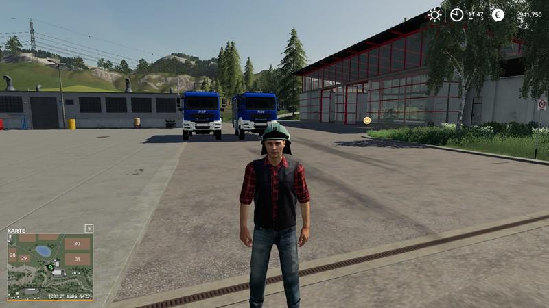 FS19 - Fire Department Helmet V1.0