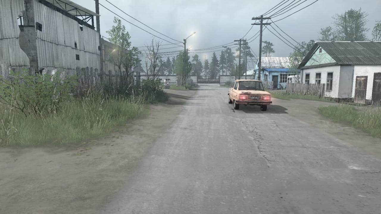 Spintires:Mudrunner - Two Villages: Town Map V1