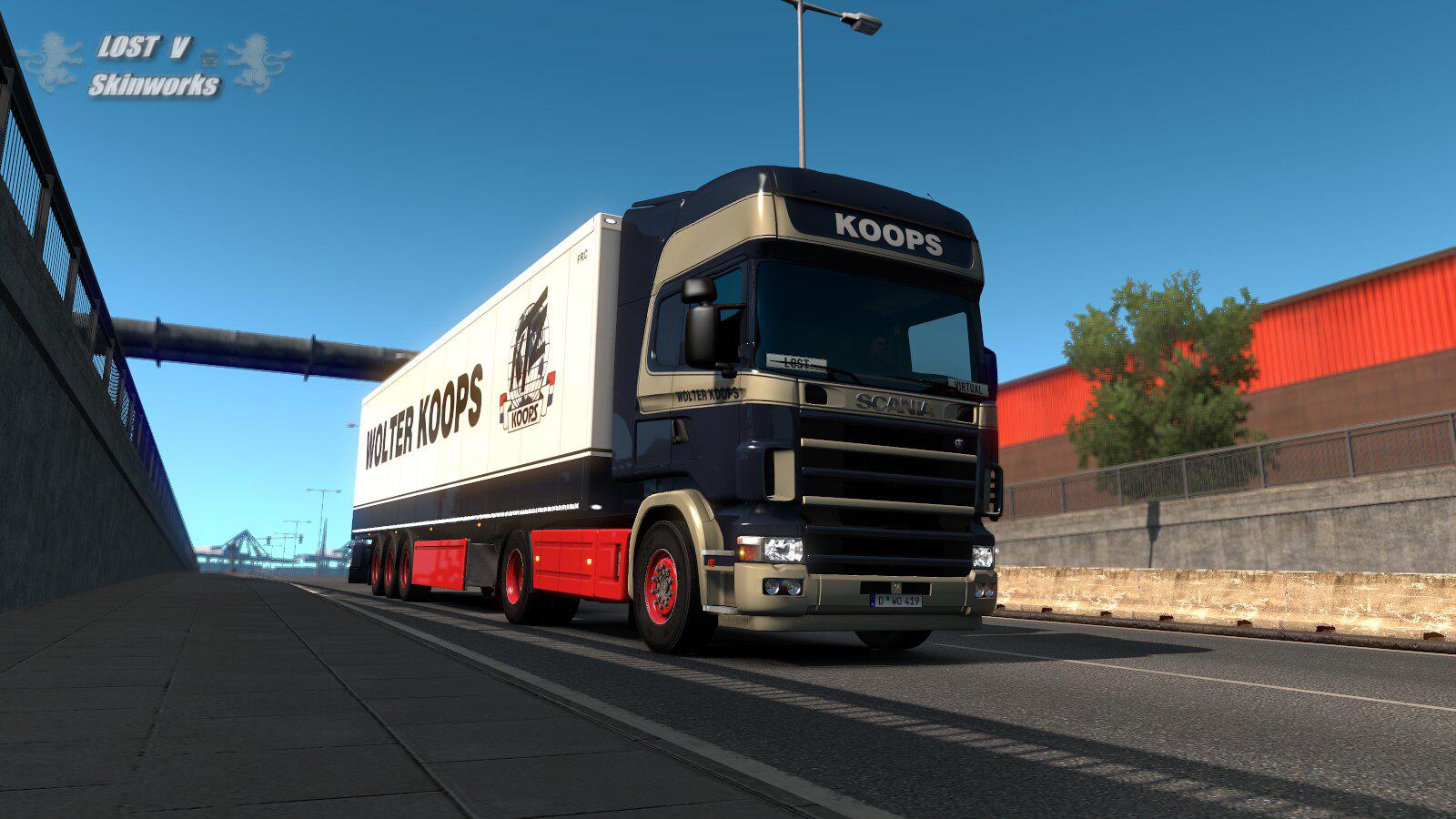 ETS2 - Wolter Koops Scania Skin Pack V1.1.1 (1.36.x)