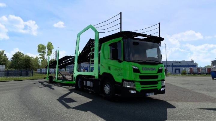 ETS2 - Scania P Cartransporter for Eugene Scania Pack V6.0 (1.40.x)
