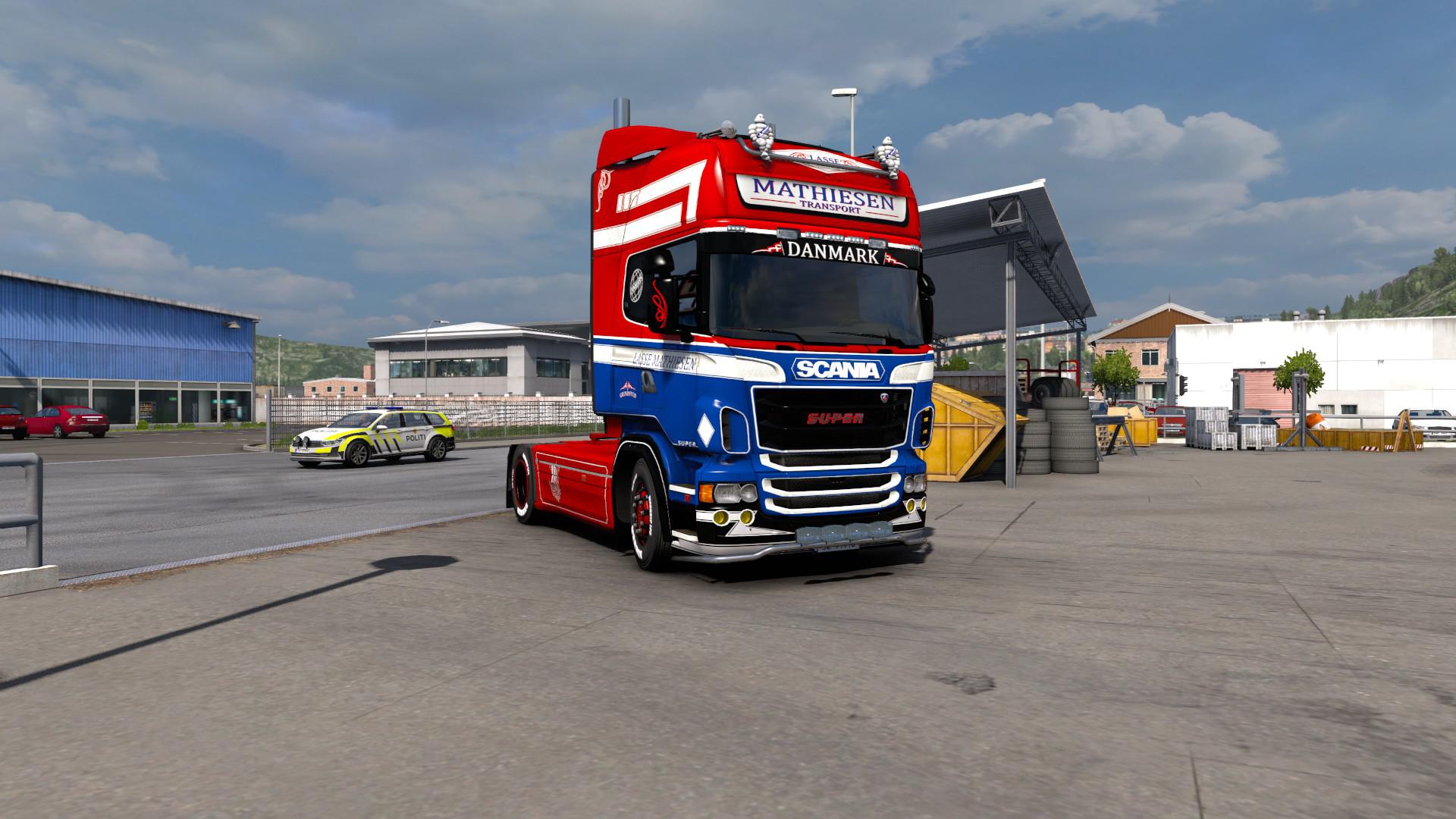 ETS2 - Mathiesen Transport Skin V1.0 (1.39.x)