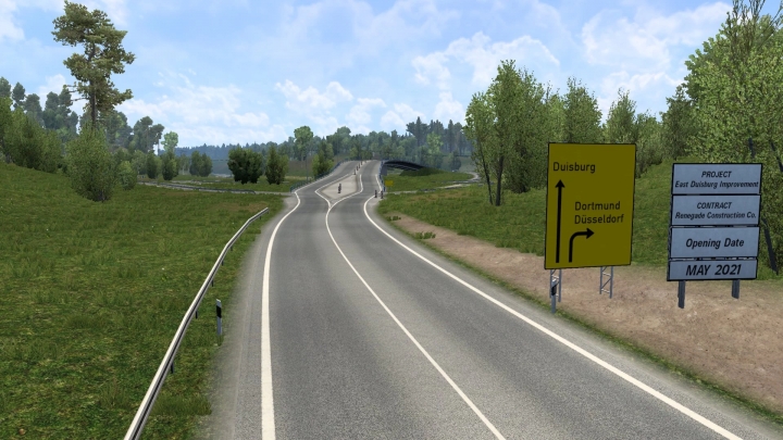 ETS2 - East Duisburg Improvement Mod for Calais-Duisburg Road (1.41.x ...