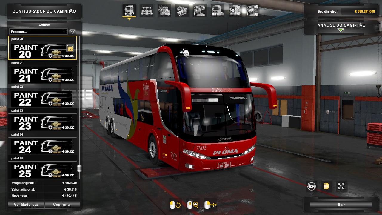 ETS2 - Comil DD 6x2 MBO500RSD Bus V2.0 (1.36.x)