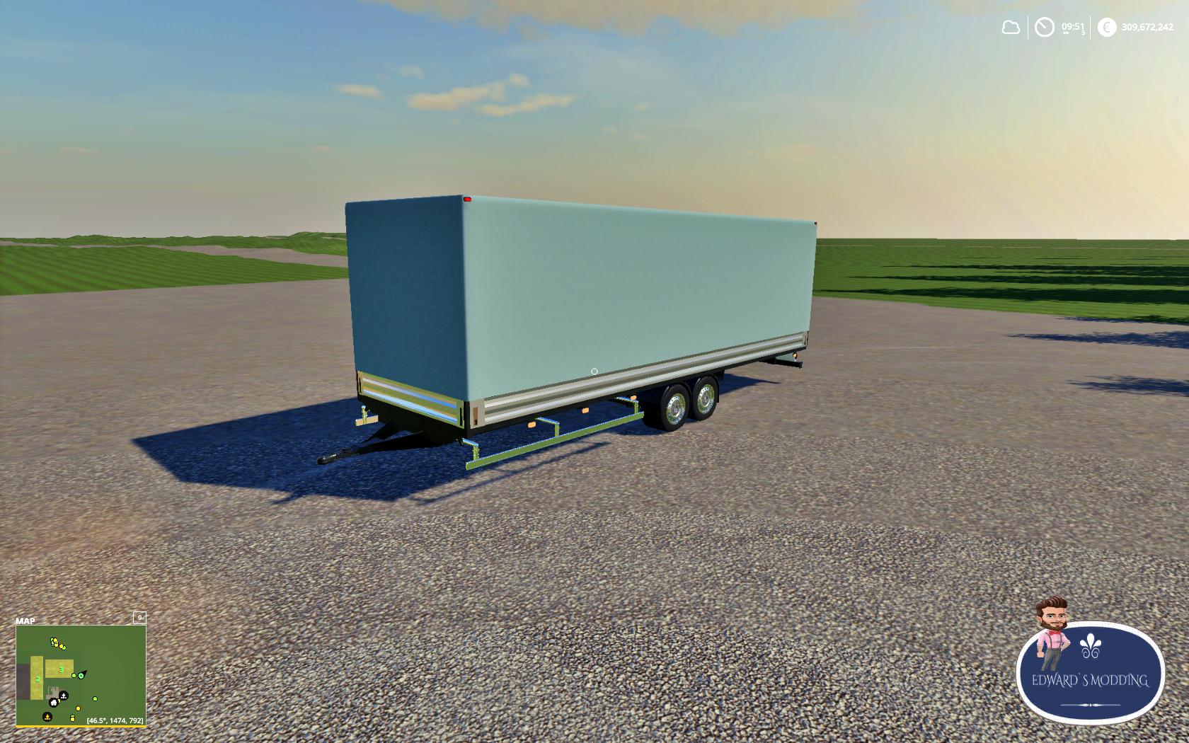 FS19 - Mercedes Trailer V1.0