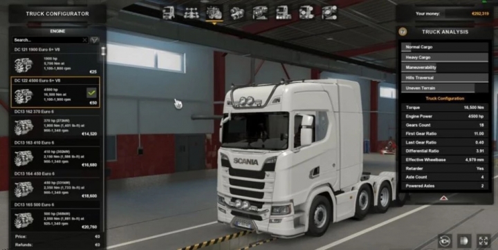 ETS2 - Scania S 2016 Engines & Transmissions Pack (1.41.x)