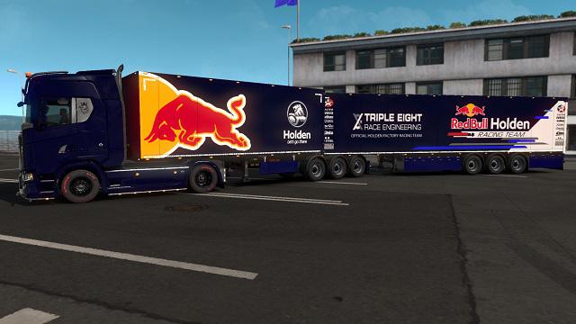 ETS2 - Red Bull Holden Skin V1.0 (1.37.x)