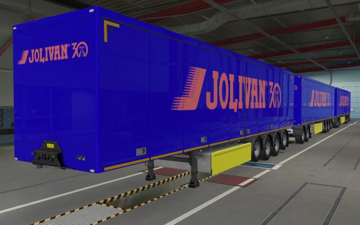 ETS2 - SCS Trailers Transportadora Jolivan 30 Anos Skin (1.40.x)
