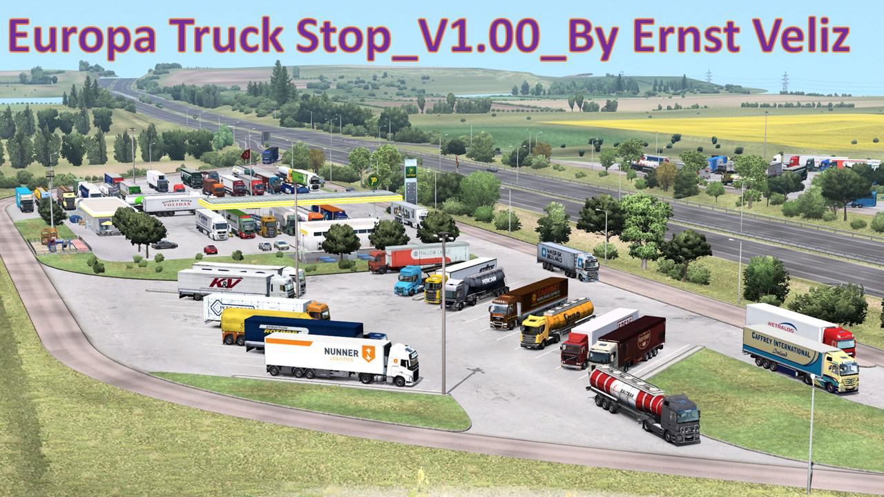 ETS2 - Europa Truck Stop V1.0 (1.36.x) | Euro Truck ...