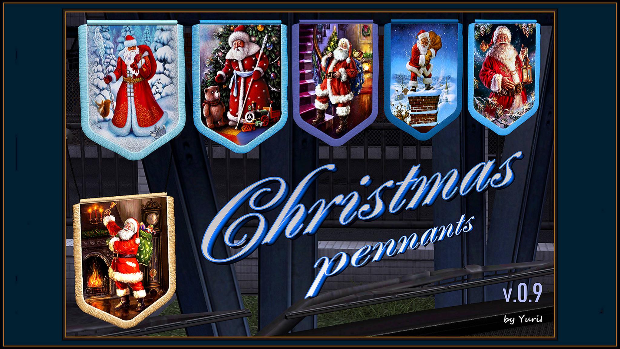 ETS2 - New Year Pennants V0.9 (1.39.x)