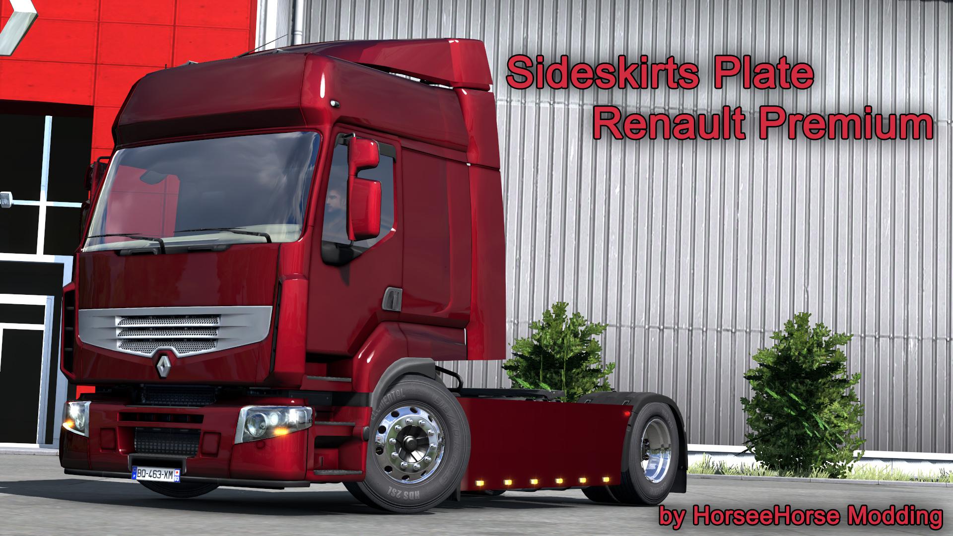 ETS2 - Sideskirts Plate for Renault Premium (1.38.x)