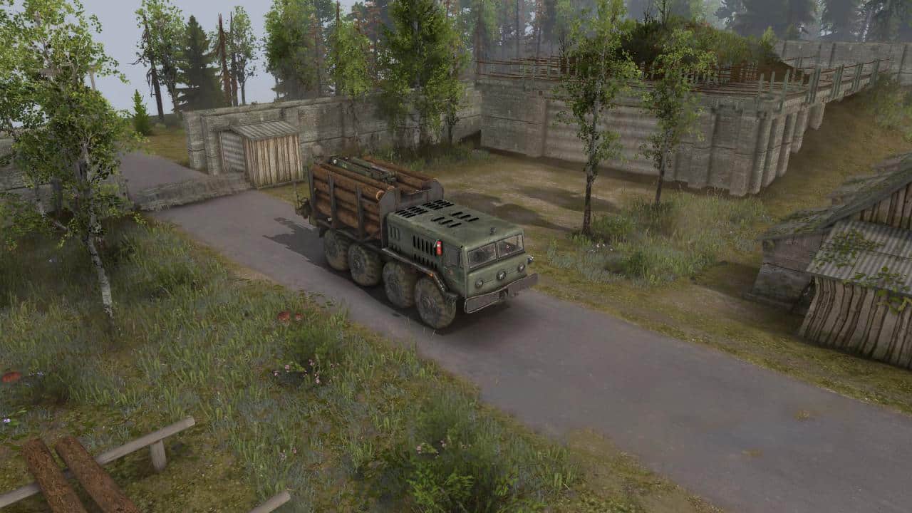 Spintires - Fish Oil of Leningrad River Ships Map V1.0