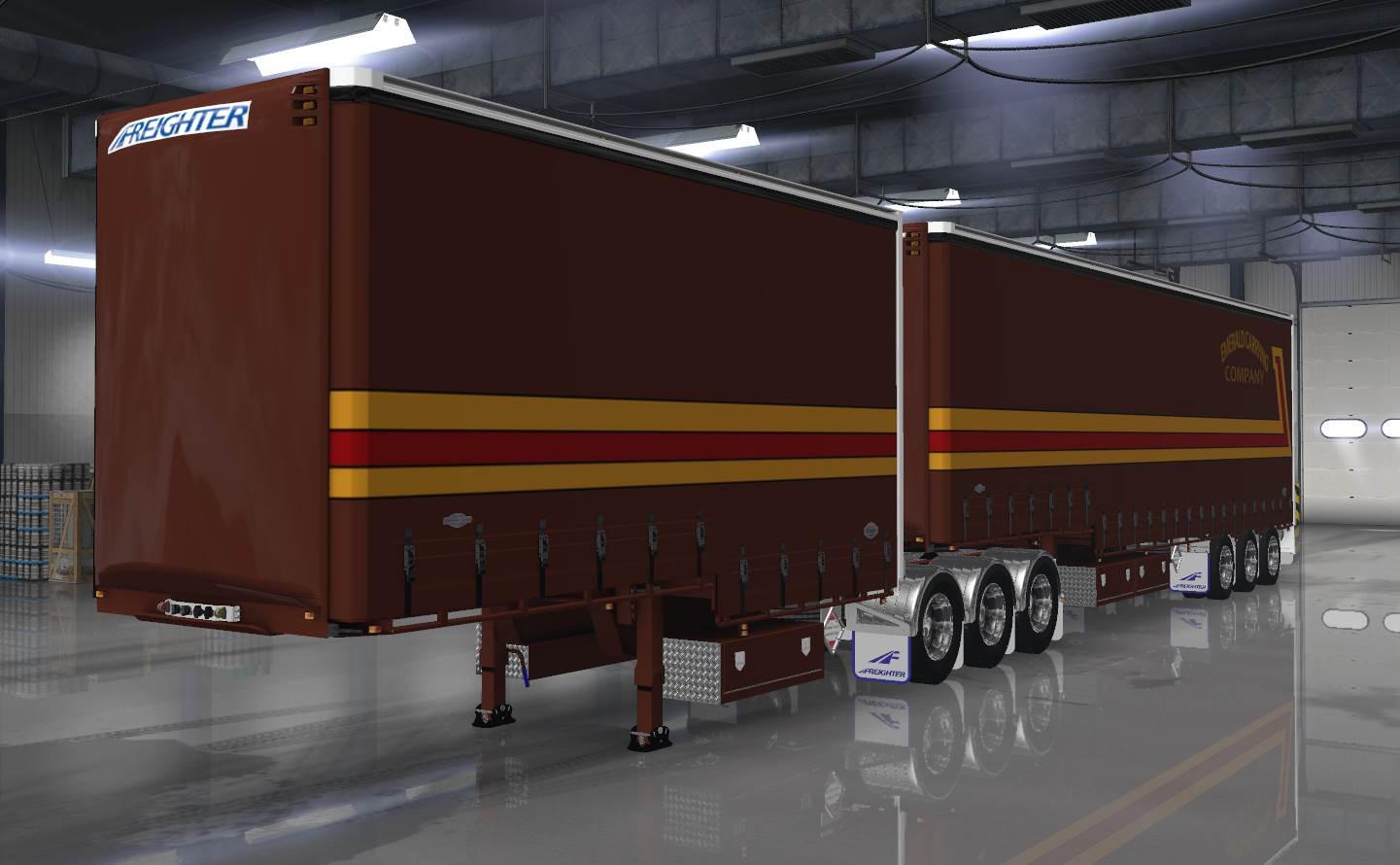 ETS2 - Australian Drop Deck Trailers Skin Pack V4.0 (1.36.x)