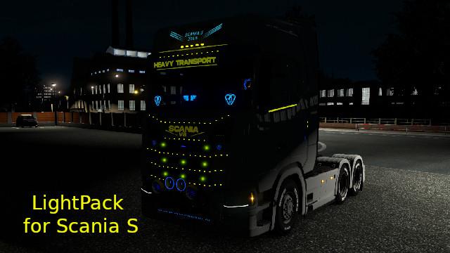 ETS2 - Scania S Light Pack V1.0 (1.38.x)