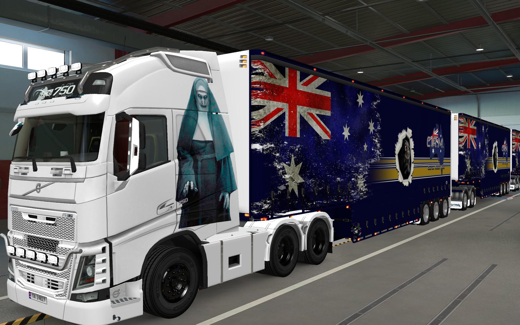ETS2 - Volvo FH16 2012 A Freira Skin (1.37.x)
