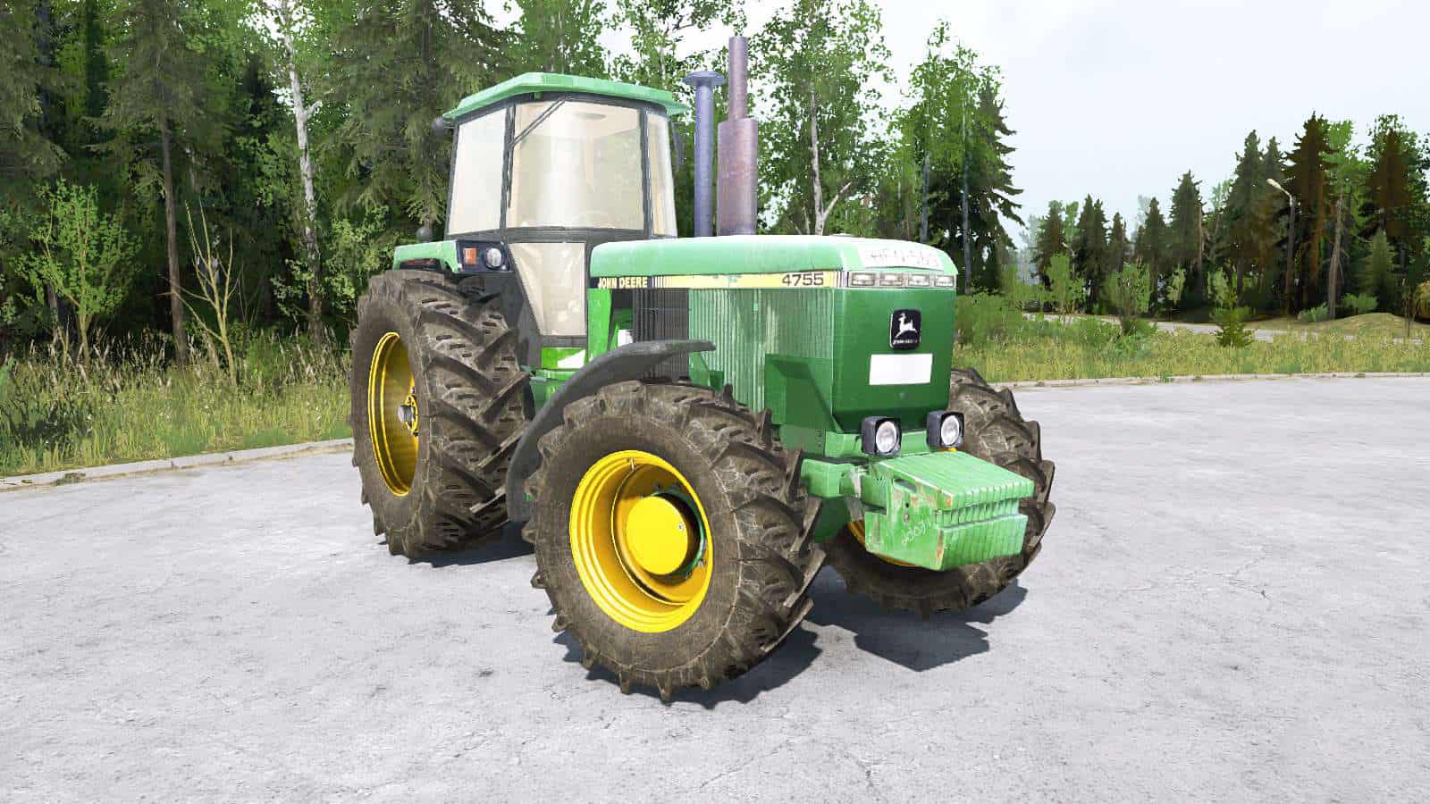 Spintires:Mudrunner - John Deere 4755 Tractor