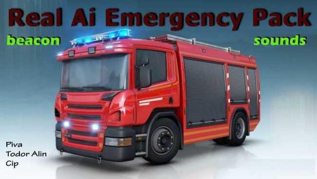 ETS2 - Real Ai Emergency Pack V2.1 (1.36.x)