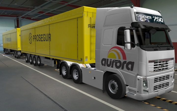 ETS2 - Volvo FH16 2009 Aurora Skin (1.40.x)