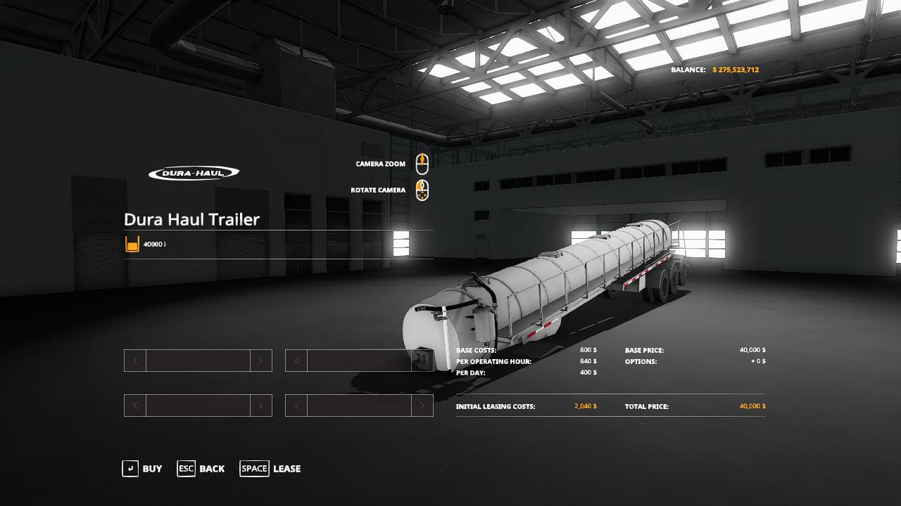 FS19 - Durahaul Trailer V1.0