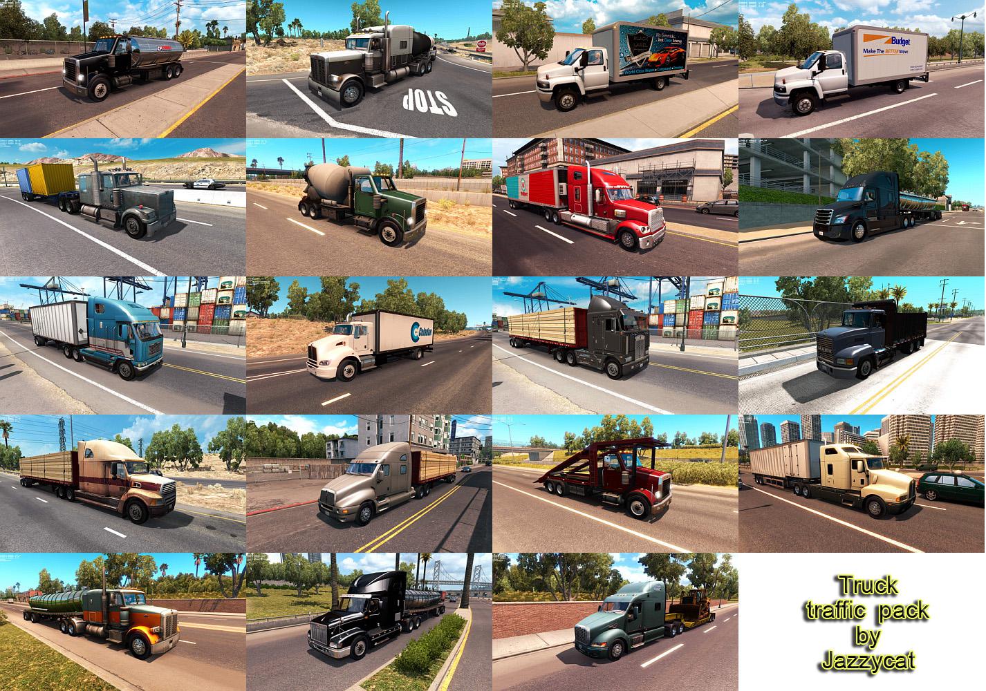 american truck simulator gridlock traffic mod