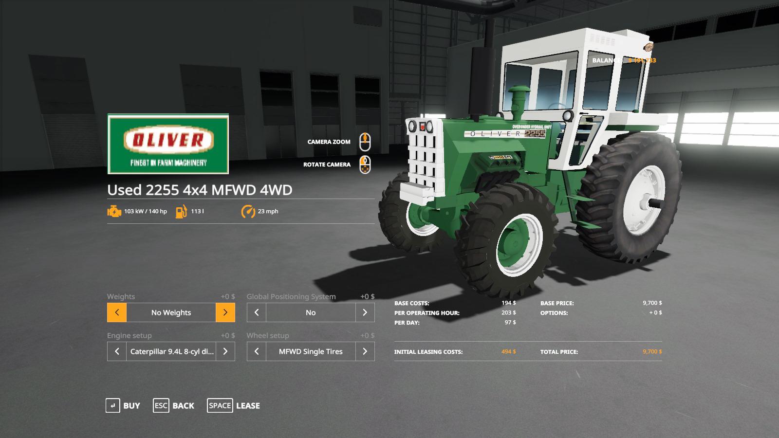 FS19 - Oliver 2255 MFWD V1.1