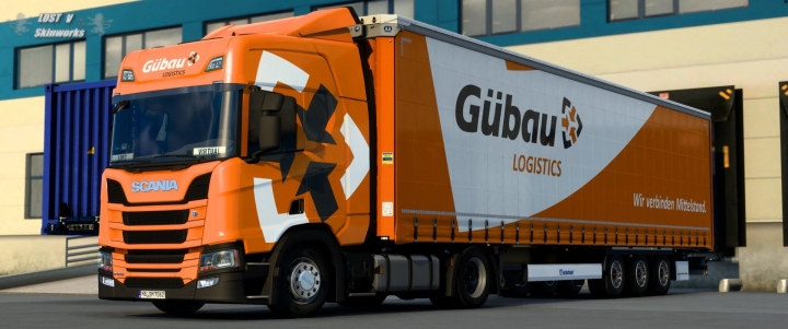 ETS2 - Gübau Logistics Scania Skinpack V1.0 (1.40.x)