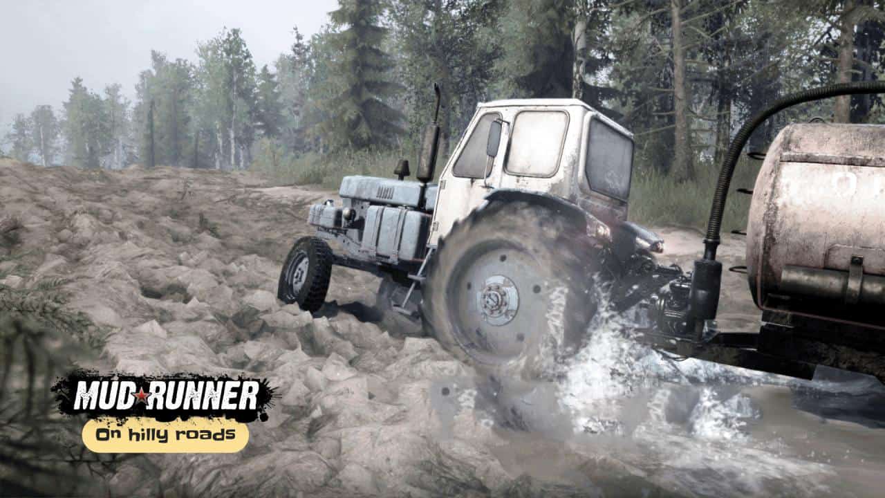 Spintires:Mudrunner - On The Hilly Roads Map V1.0