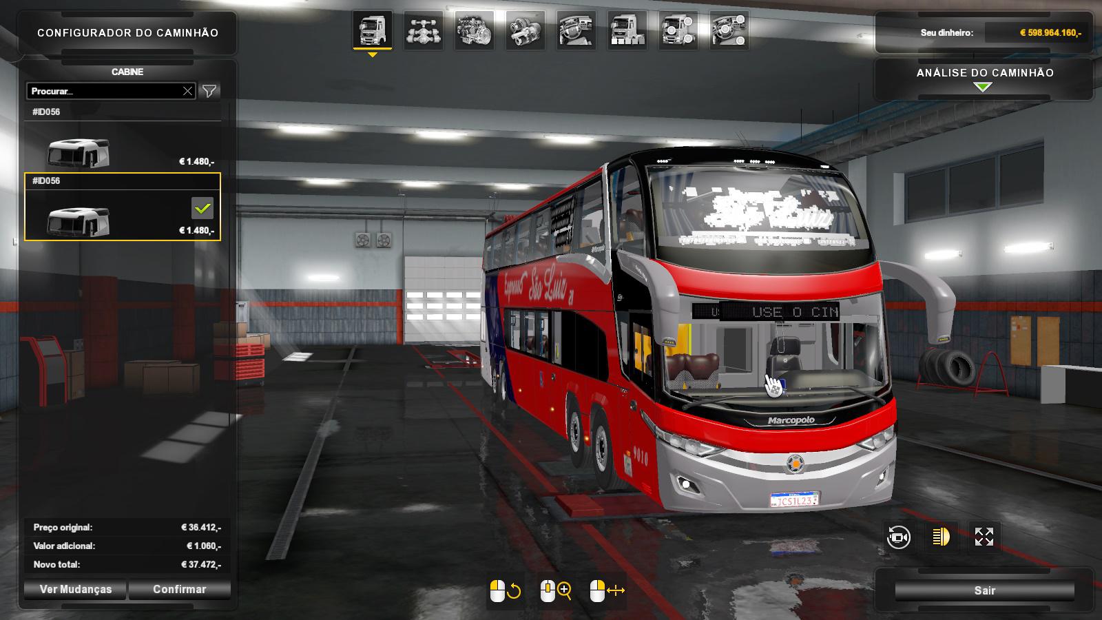 ETS2 - Marcopolo Paradiso New G7 Volvo (1.36.x)
