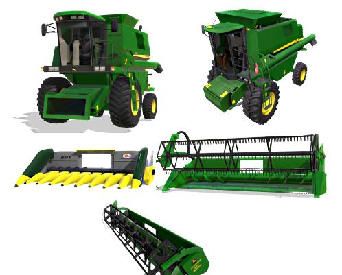 FS19 - John Deere Mahdrescher 1450/1550 Pack V0.5 Beta