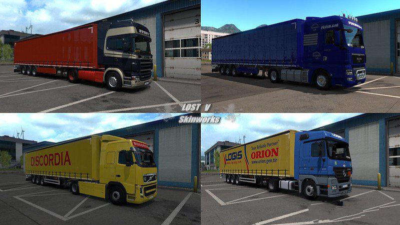 ETS2 - Bulgaria Companies Skin Pack V1.0 (1.36.x)