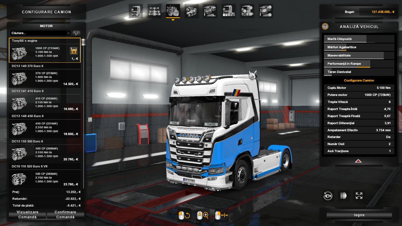 ETS2 - Scania S 1000 Hp Engine (1.35.X)