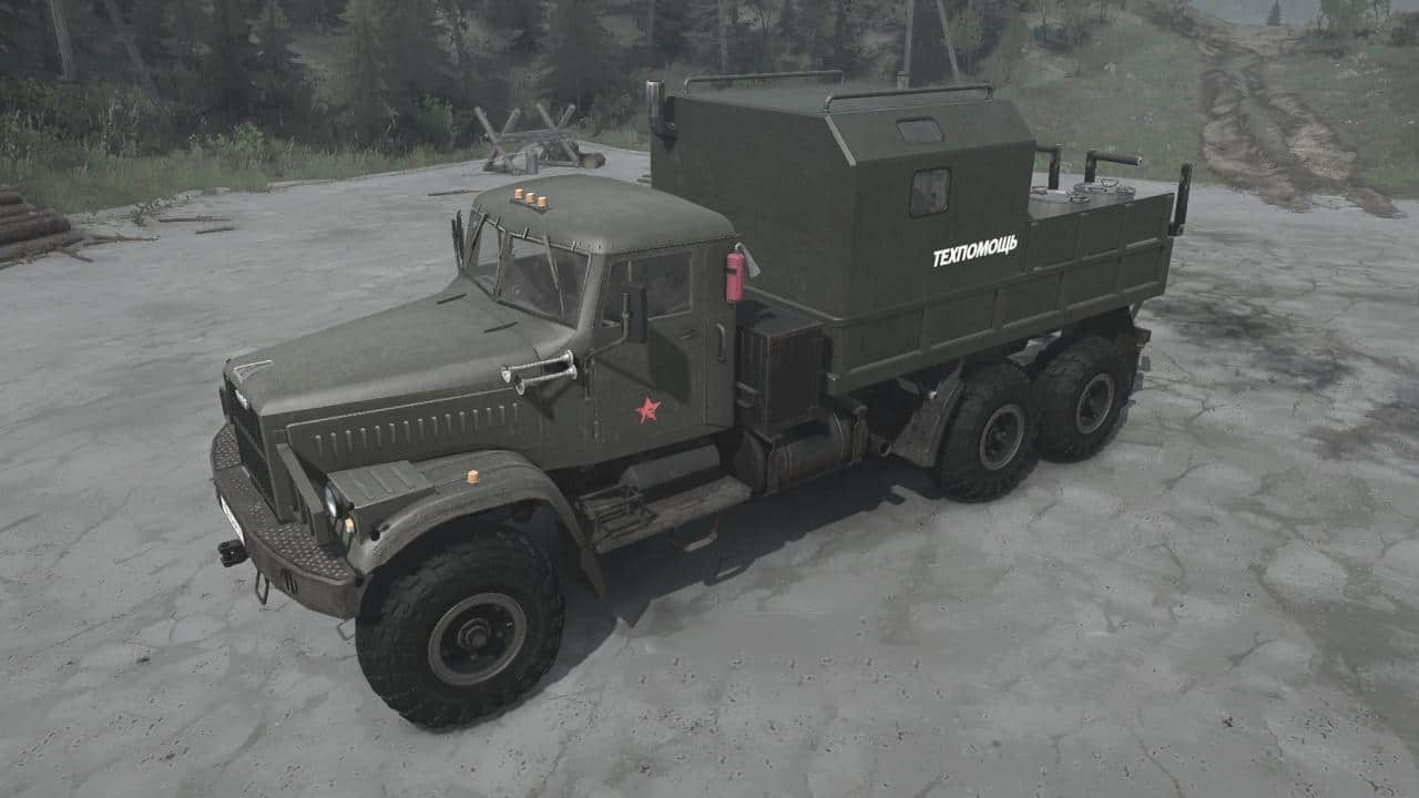 Spintires:Mudrunner - Kraz RSK Truck V15.11.20