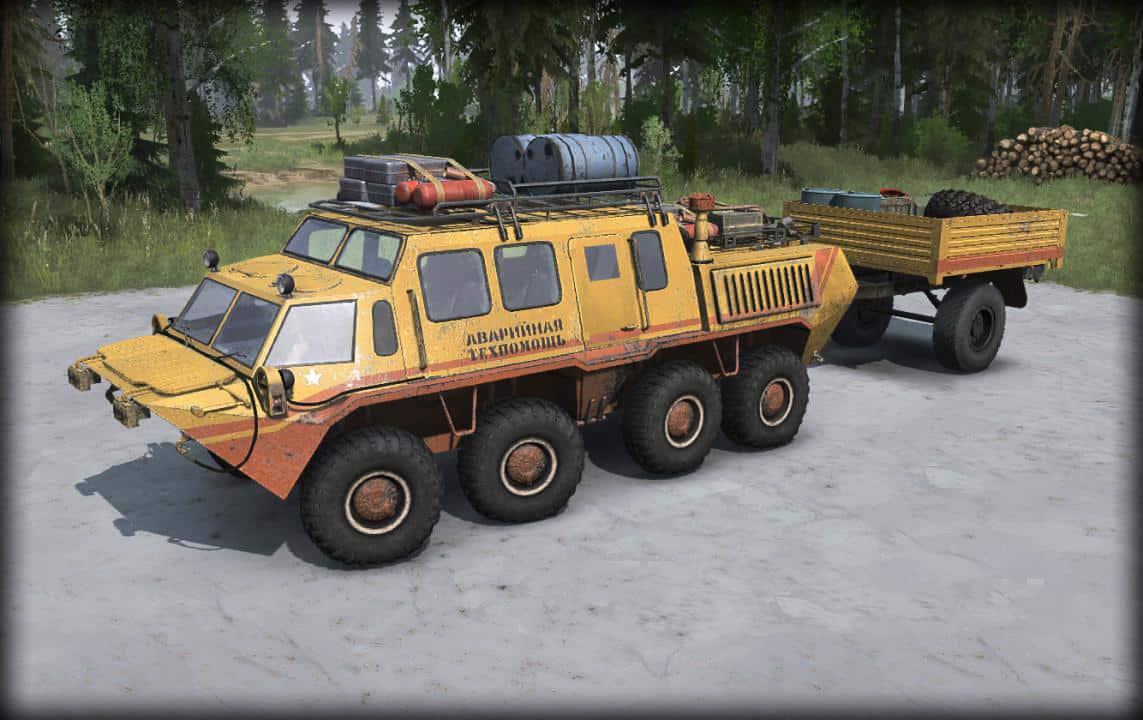 Spintires:Mudrunner - Gaz-59037 Truck V1.1