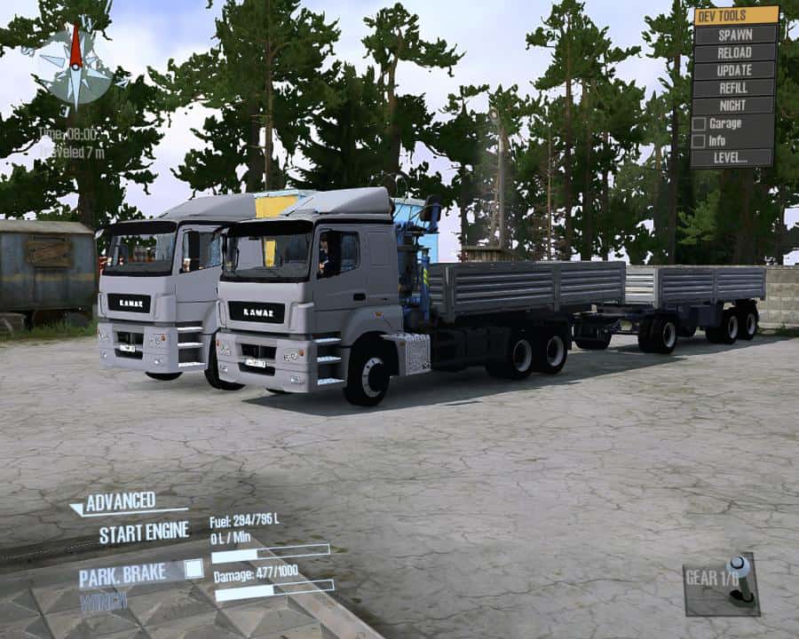 Spintires:Mudrunner - Kamaz-5325 Truck V3.0