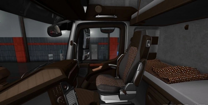 ETS2 - Mercedes Actros MP4 Lux Wood Interior (1.41.x) | Euro Truck ...