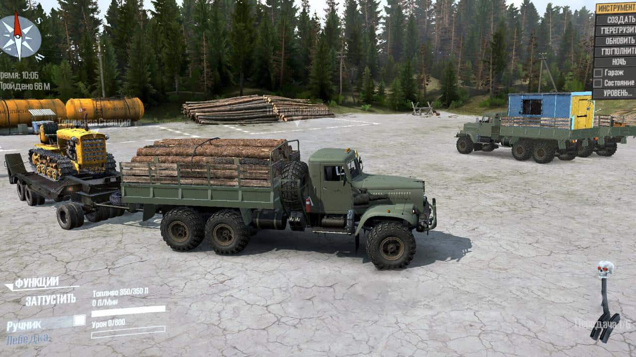Spintires:Mudrunner - KrAZ-255B Truck V1.0