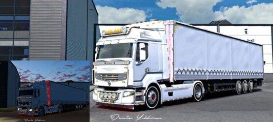 ETS2 - Renault Premium & Trailer (1.39.x)