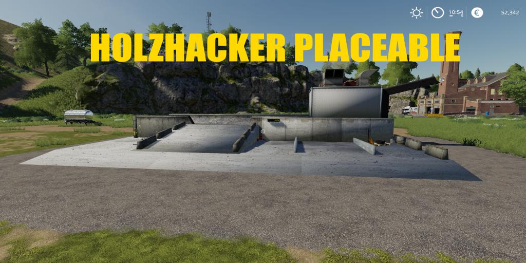 FS19 - Placeable Holzhacker Factory V1.0