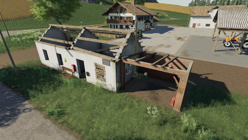 FS19 - Placeable Ruins House Pack V1