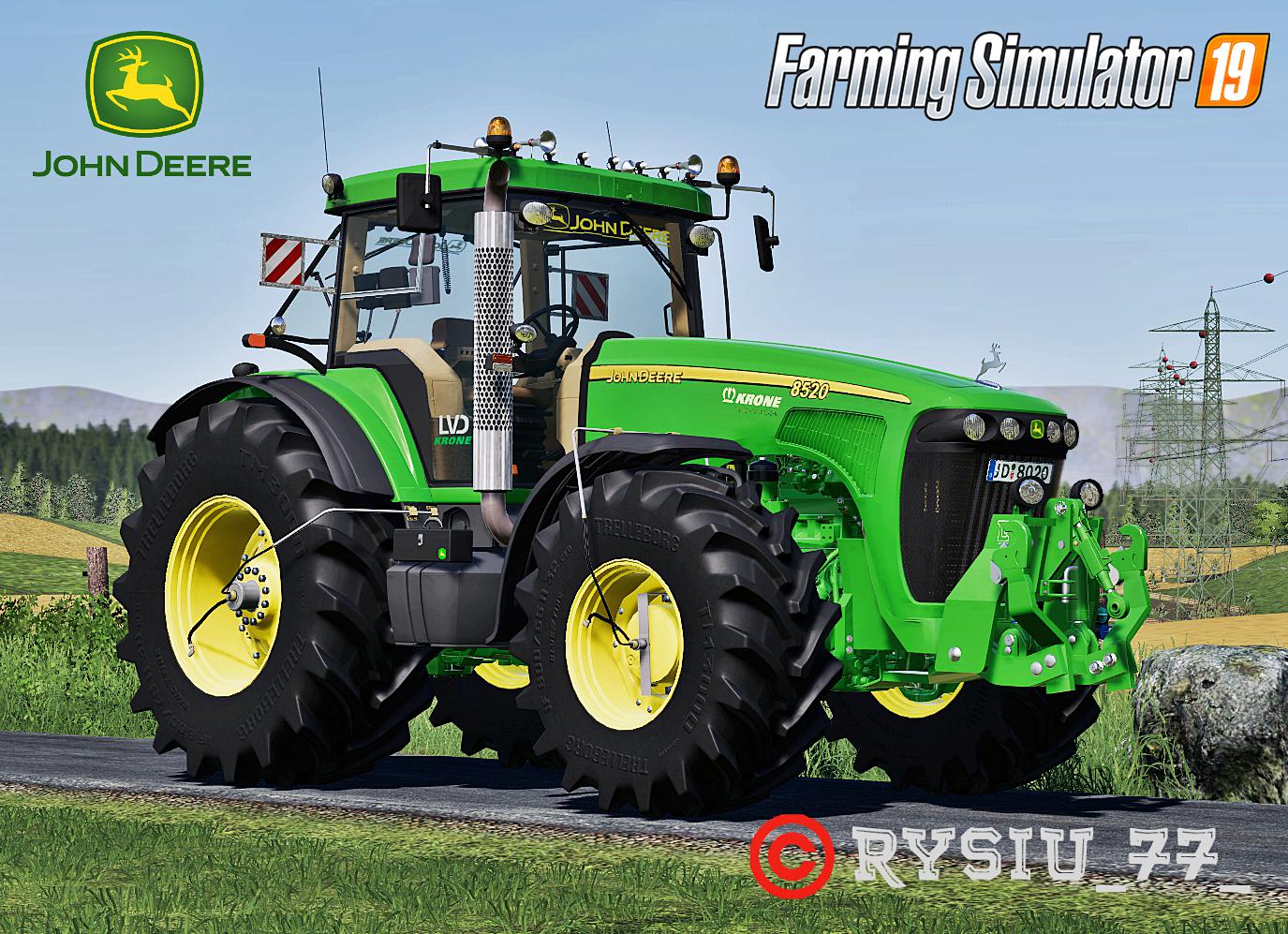 FS19 - John Deere 8020 Series Official V2.0