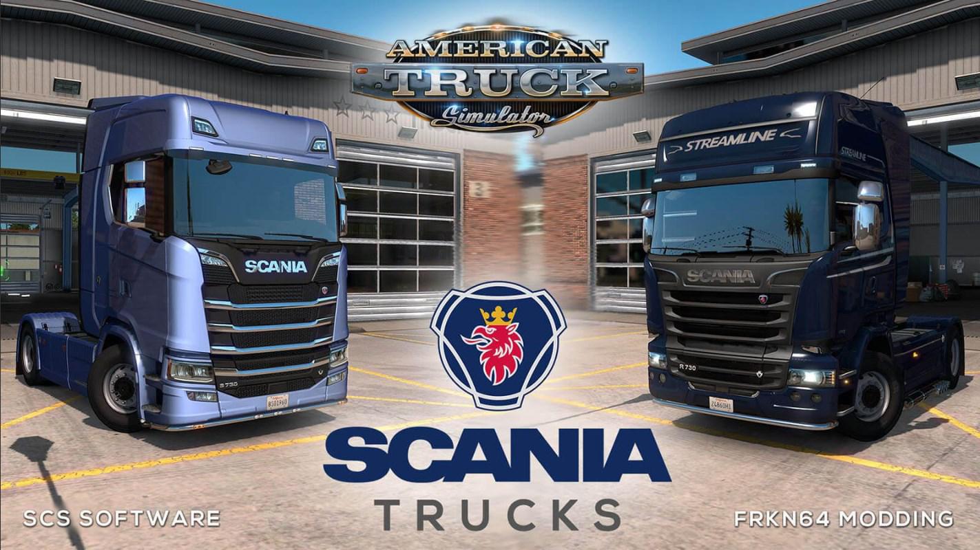 ATS - Scania Trucks Mod V3.1 (1.37.x)