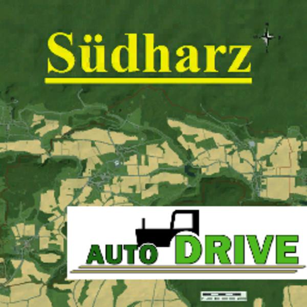 FS19 - Autodrive Courses South Harz Map V1.0