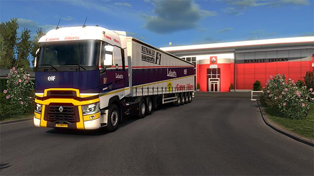 ETS2 - Williams Formula One classics Skins V1.0 (1.35.x)