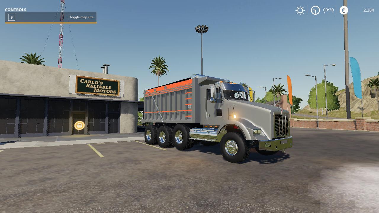 Fs19 Kenworth T800 Dump Truck V1002 Farming Simulator 19 Modsclub 8608