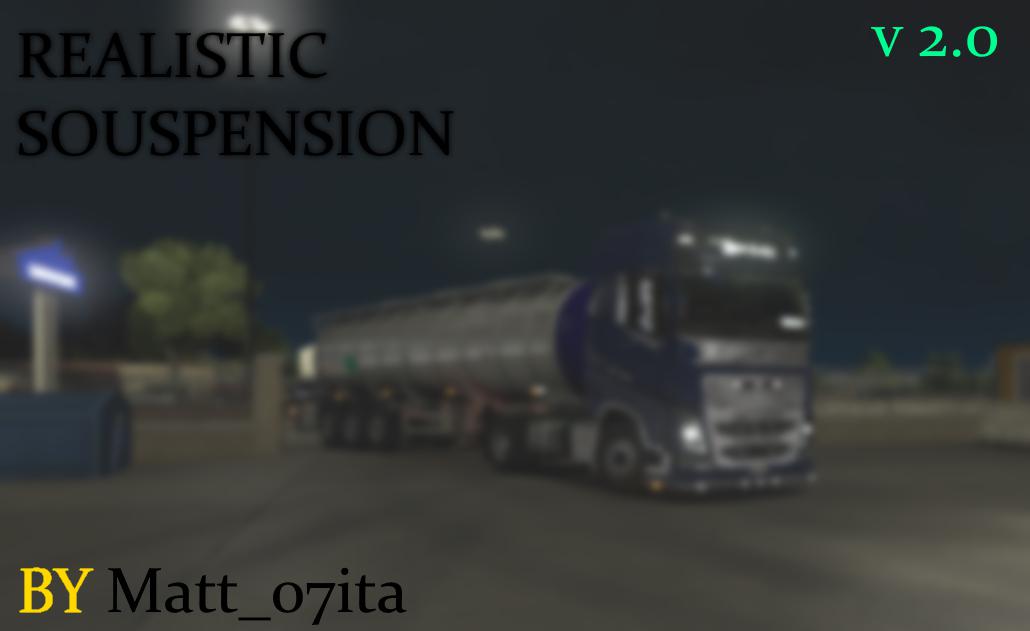 ETS2 - Realistic Souspension V2.0 (1.38.x)