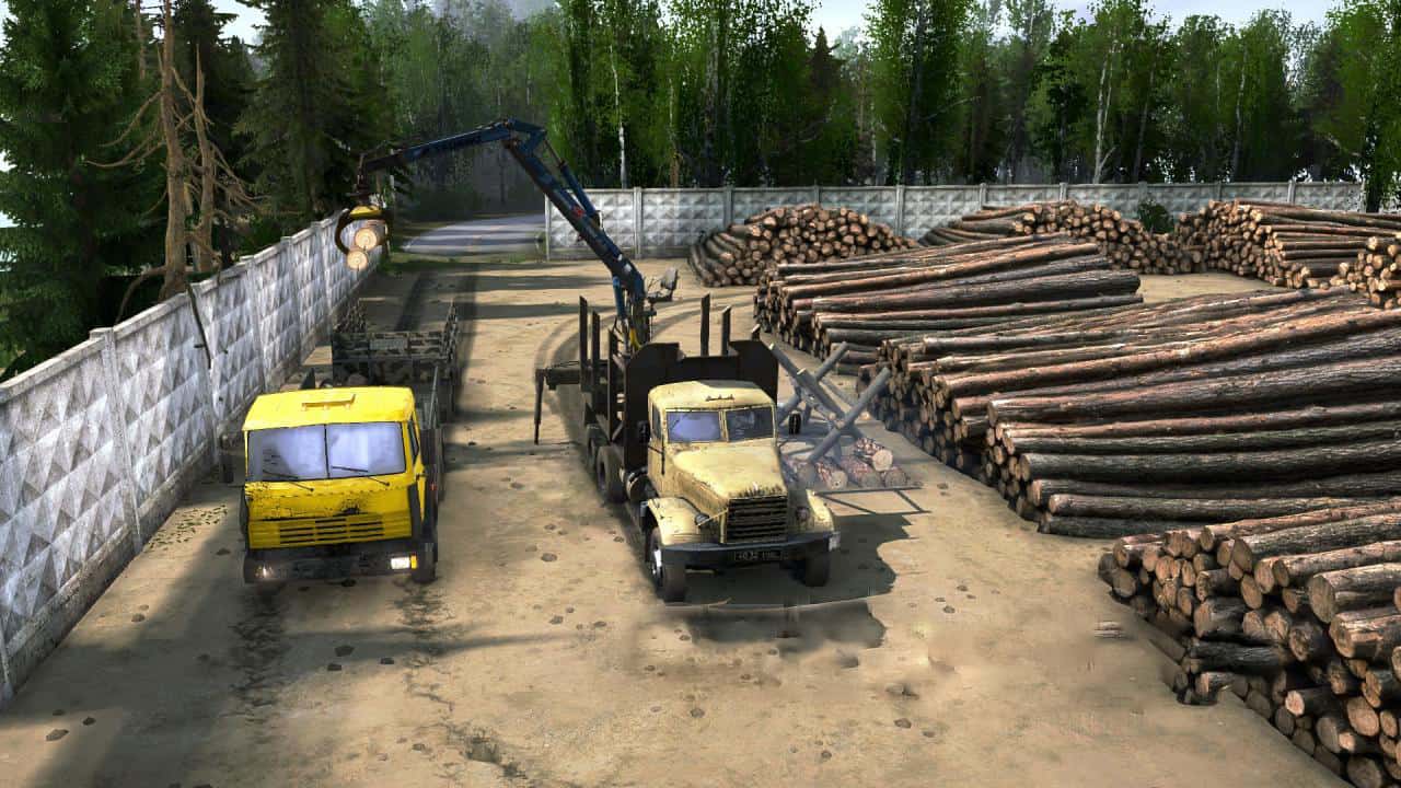 Spintires:Mudrunner - Sounds of The Taiga Map V1.0