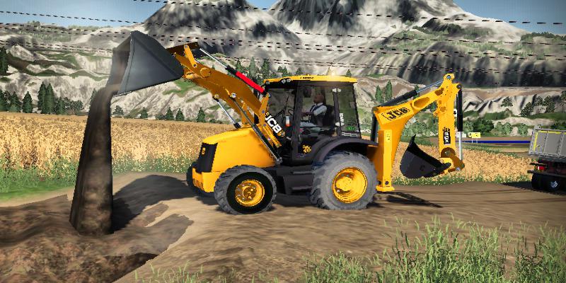 FS19 - Backhoe Loader JCB 3CX Eco V1.5 | Farming Simulator 19 | Mods.club