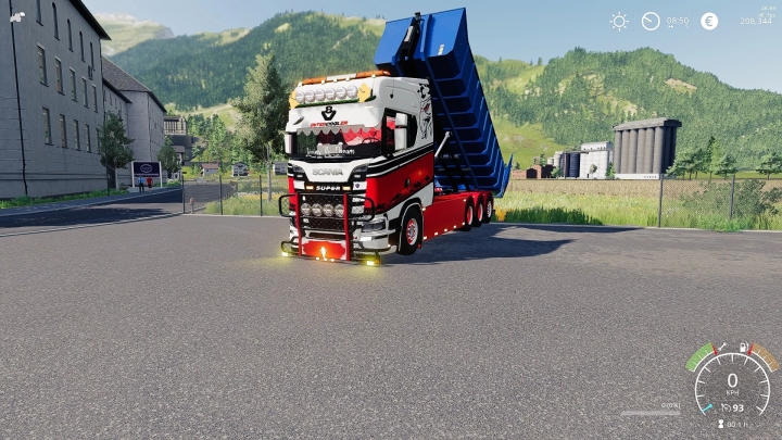 Fs19 Scania Hooklift Truck V10 Farming Simulator 19 Modsclub